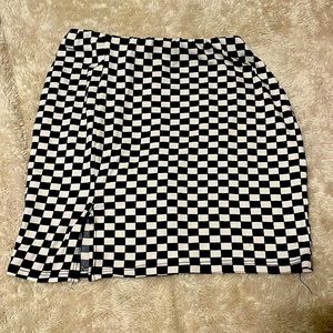 Small Shein checkered skirt